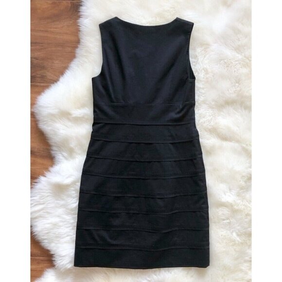 Robert Rodriguz Sz 8 V-Neck Surplice Sheath m Stretch Pencil Dress - Picture 5 of 14